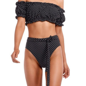 Vitamin A Swimwear 'Lola' Bikini Bottom in Rumba Dots