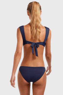 Vitamin A Bikini Bottom - Vitamin A Swimwear 'Luciana' Full Bikini Bottom in Deep Blue Ecolux