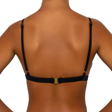 Fae Swimwear 'Luna' Bikini Top in Nero