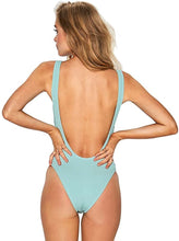 L*Space Swimwear 'Mayra' One Piece in Light Turquoise