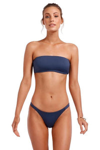 Vitamin A Swimwear 'Mila' Bikini Top in Deep Blue Ecolux