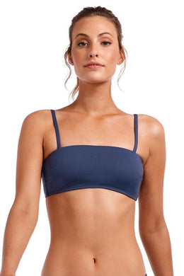 Vitamin A Bikini Top - Vitamin A Swimwear 'Mila' Bikini Top in Deep Blue Ecolux