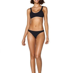 ViX Swimwear Black Milano Iris Eyelet Bikini Top