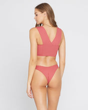 L*Space Swimwear 'Parker' Bikini Top in Brick