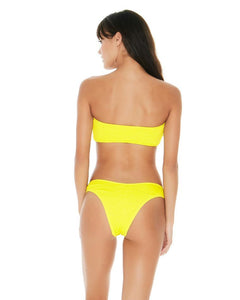L*Space Swimwear 'Whiplash' Bikini Bottom in Canary Yellow