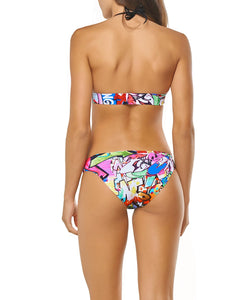 PQ Swim Reversible Seamless Bikini Bottom in Playa