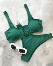 L*Space Swimwear 'Romi' Bikini Top in Emerald