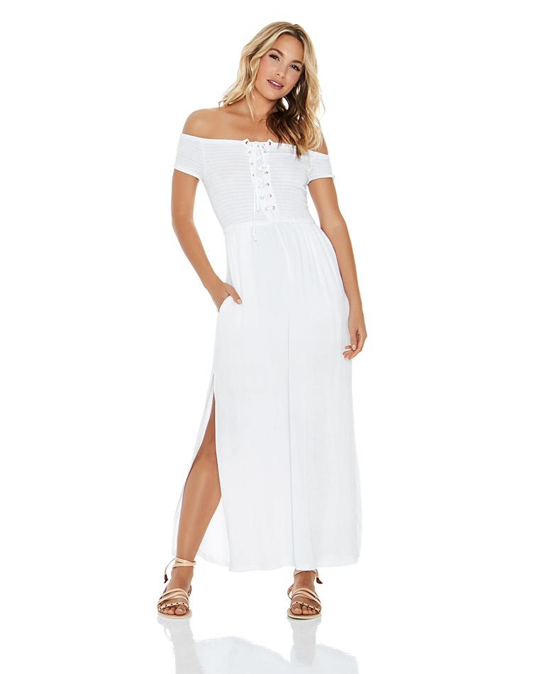 L*Space Rompers & Jumpers - L*Space Swimwear 'Sao Paulo' Jumpsuit in White