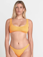 BOUND by Bond-Eye 'Malibu' Crop Eco Bikini Top in Tangerine