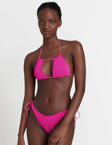 BOUND by Bond-Eye 'Andy' Bikini Top in Bright Pink