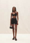 Jacquemus Shorts - Jacquemus 'Le Short Arancia' Knit Shorts in Black