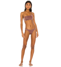 Vitamin A Swimwear 'California High Leg' Bikini Bottom in Supernatural Metallic