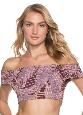 Maaji Bikini Top - Maaji Swimwear Second Nature Smocked Bikini Top