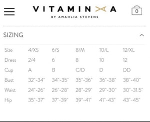 Vitamin A Swimwear 'Mila' Bikini Top in Verano Stripe