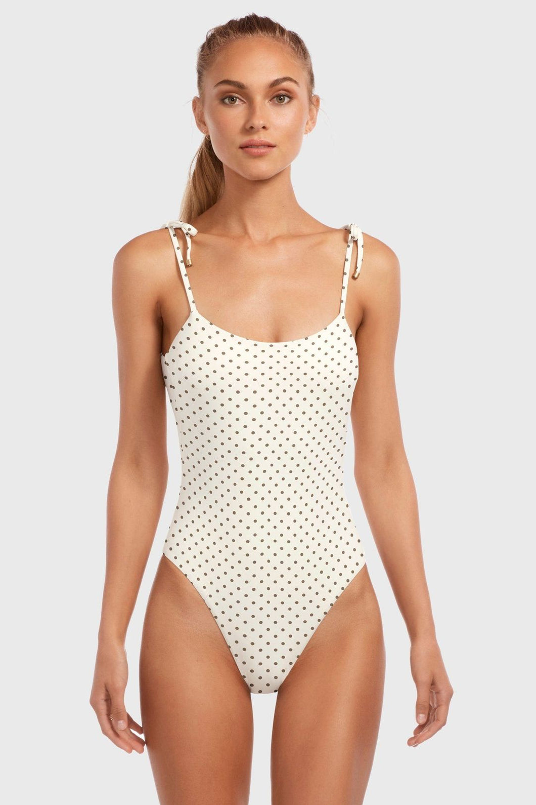 Vitamin A Swimwear 'Valentina' One Piece in Rumba Dots Sultana