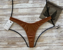 Minimale Animale 'Wall Street' Thong Bikini Bottom in Skinny Dip