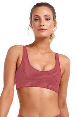 Vitamin A Bikini Top - Vitamin A Swimwear 'Sienna' Bikini Top in Havana Rose