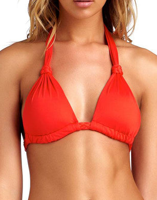 Vitamin A Bikini Top - Vitamin A Swimwear Chloe Bikini Top in Vermillion
