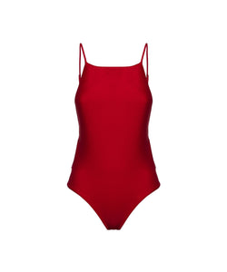 ViX Swimwear Solid Drop One Piece in Red
