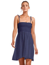 Vitamin A Swimwear 'Gigi' Dress in Rumba Dots Blue