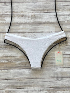 Maaji Swimwear Whisper White Cascade Cheeky Bikini Bottom