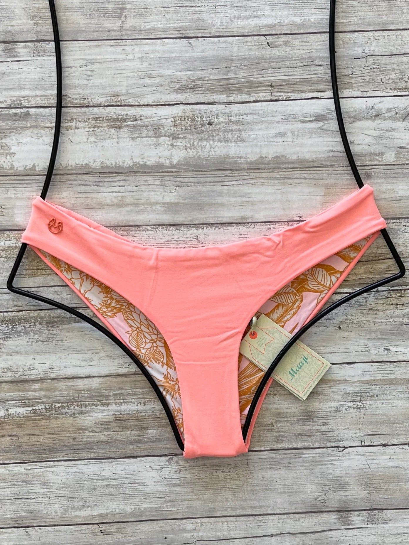 Maaji Bikini Bottom - Maaji Swimwear Gooseberry Sublime Cheeky Bikini Bottom