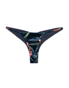 Beach Bunny Swimwear 'Jordan' Tango Bikini Bottom in Midnight Floral