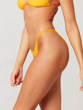 L*Space Swimwear 'Jay' Ribbed Bikini Bottom in Mango