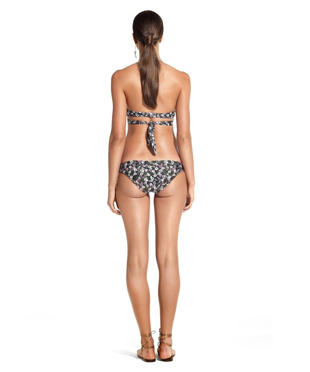 ViX Swimwear Basic Full Bikini Bottom in Liberty Floral