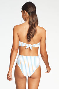 Vitamin A Swimwear 'Mila' Bikini Top in Palm Springs Stripe