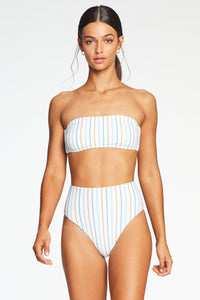 Vitamin A Swimwear 'Mila' Bikini Top in Palm Springs Stripe