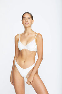 Mikoh Swimwear 'Papara' Bikini Bottom in Bone