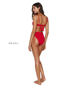 ViX Swimwear Milano Gigi Hot Pant Bikini Bottom Red Pepper