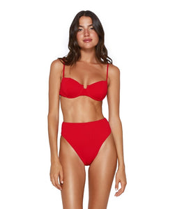ViX Swimwear Milano Gigi Hot Pant Bikini Bottom Red Pepper