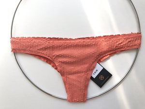 ViX Swimwear Scales Cheeky Bikini Bottom in Nobu Salmon