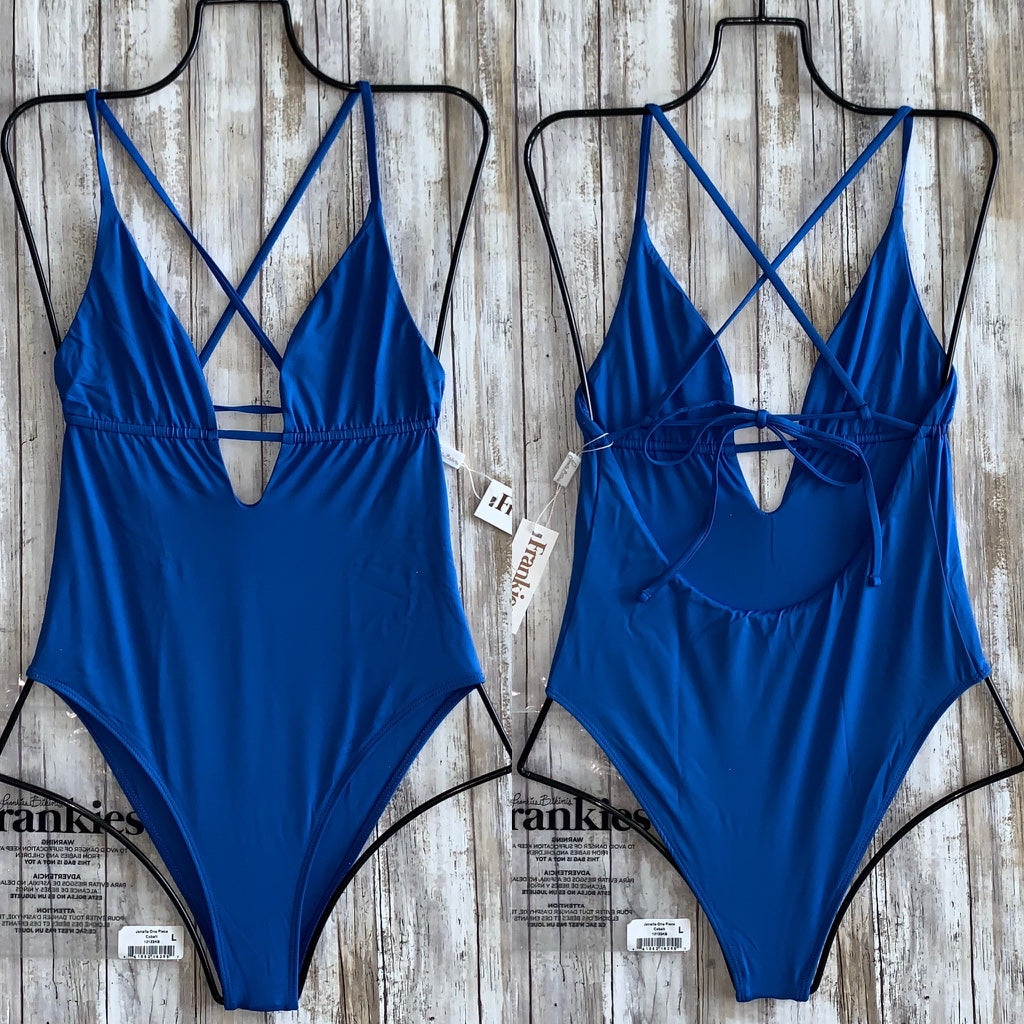 Frankie's Bikinis One Piece - Frankie's Bikinis Janelle One Piece in Cobalt