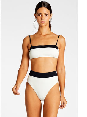 Vitamin A Bikini Top - Vitamin A Swimwear 'Elsie' Bandeau Bikini Top in Ibiza Ecotex