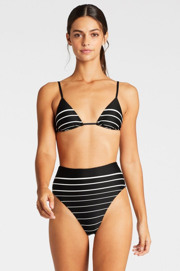 Vitamin A Bikini Top - Vitamin A Swimwear 'Sol' Bikini Top in Midnight Stripe