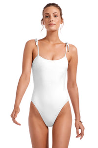 Vitamin A Swimwear 'Valentina' One Piece in EcoRib White