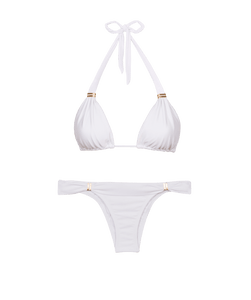 ViX Swimwear Bia Tube Bikini Top in White